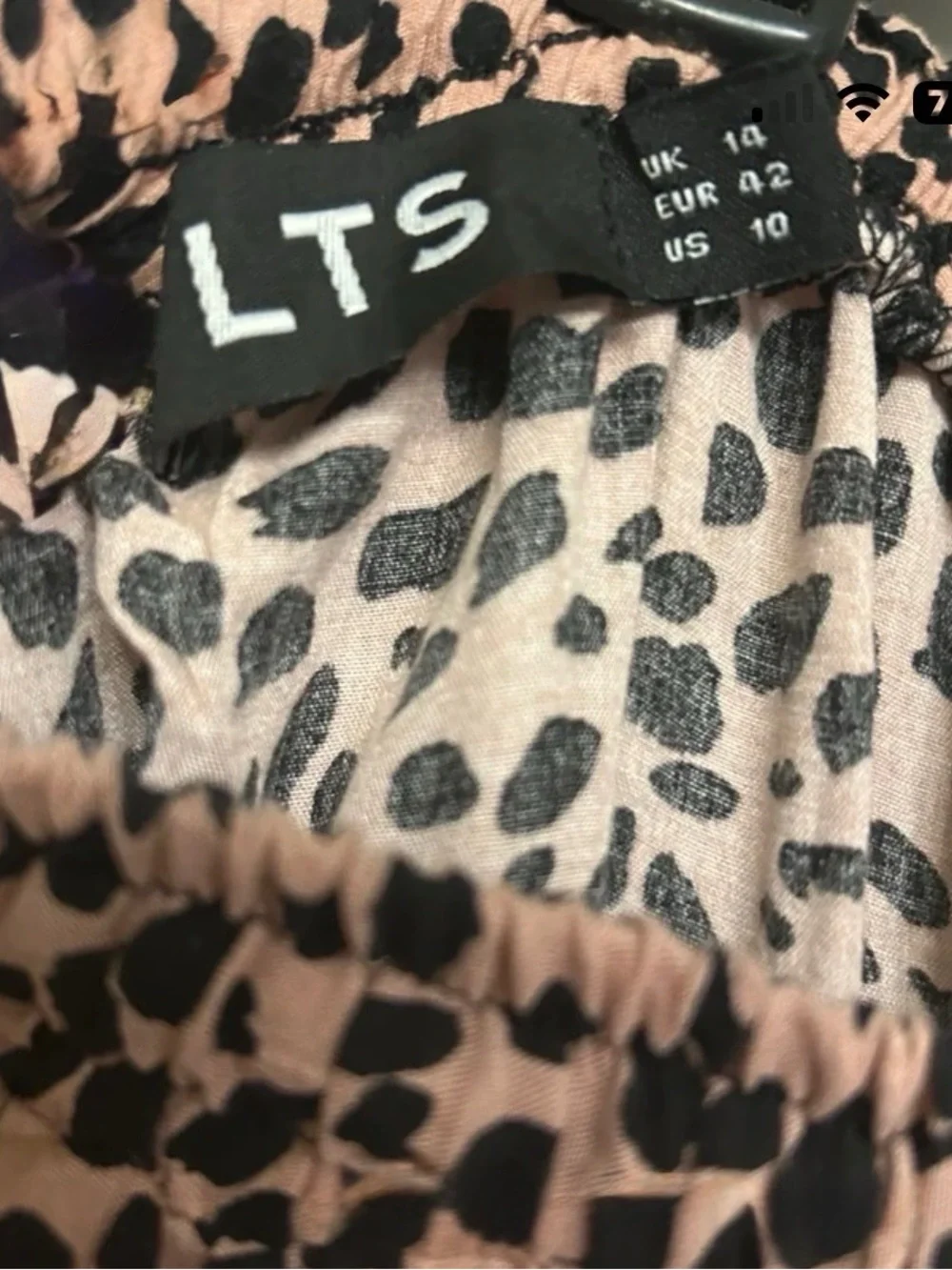 LTS Leopard Cheetah Print Maxi skirt Size 10